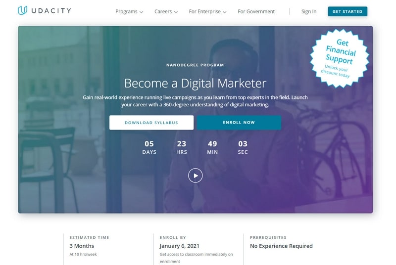 udacity nanodegree free