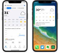 weather widget iphone