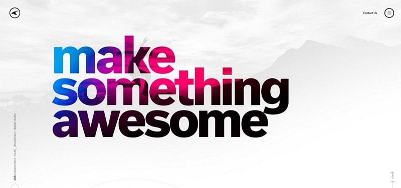 modern header design