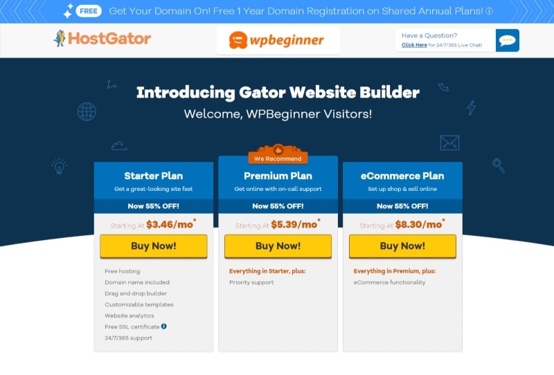 small business website builder