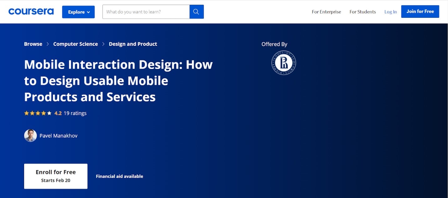 coursera ui ux design