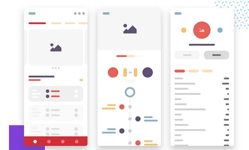 mobile wireframe template