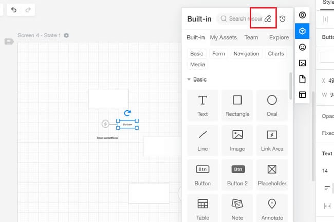use components resource library manually step 1
