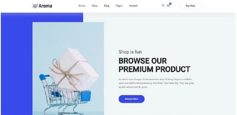 eBay store template