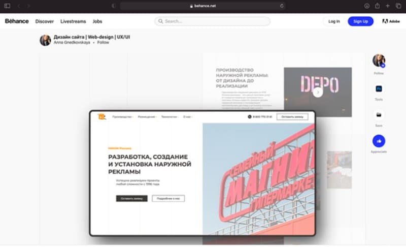 behance ux