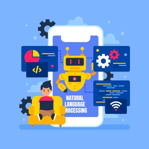 ai illustration of nlp
