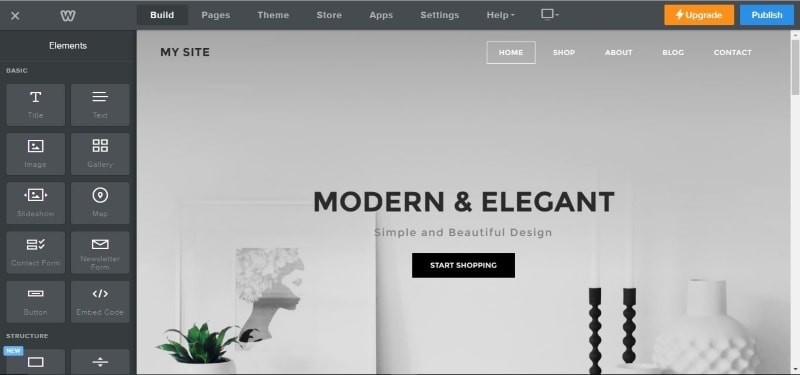 weebly site builder
