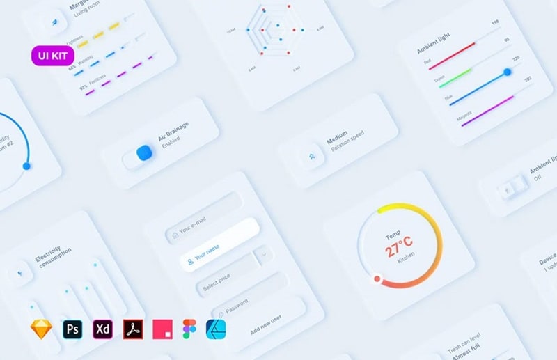 neumorphism website