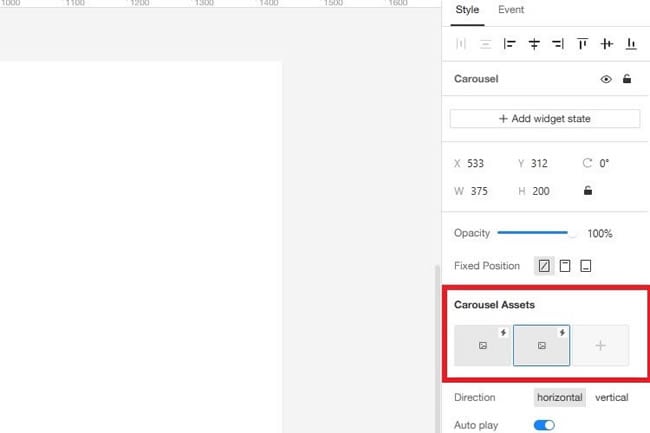 upload carousel