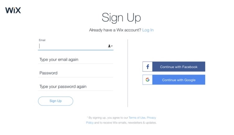 wix website builder