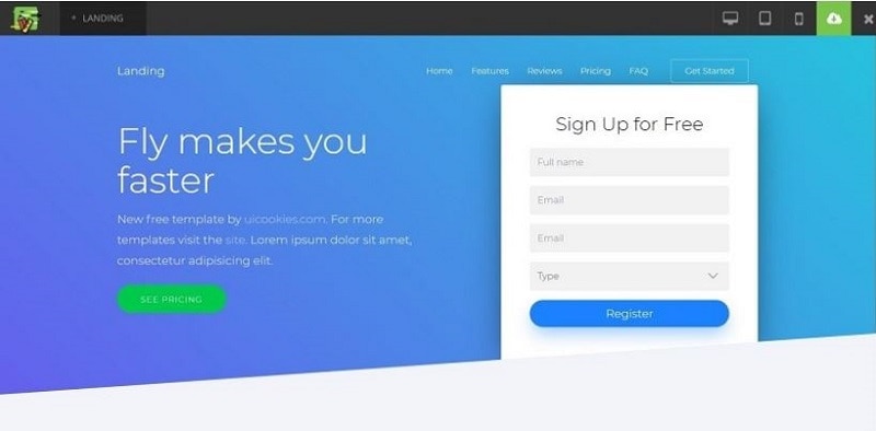 simple website templates