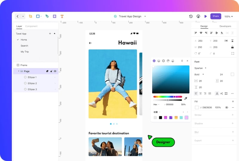 instagram ui