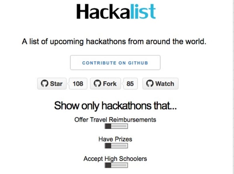 best hackathon websites