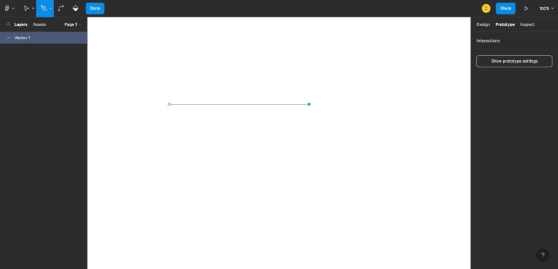 figma create path line