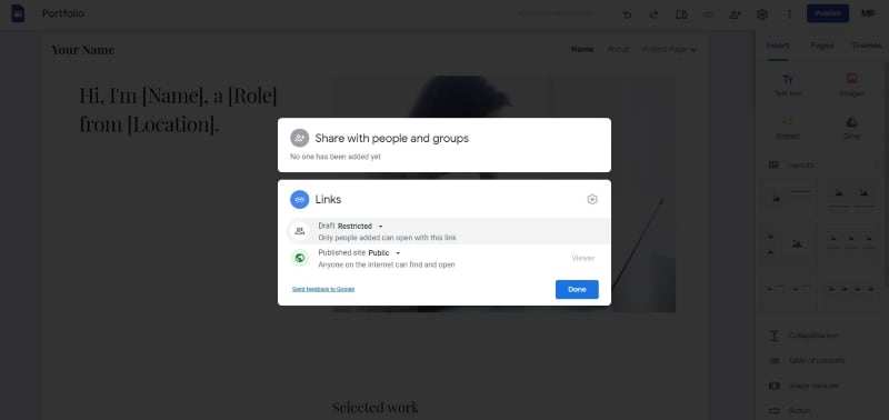 steps to make a website