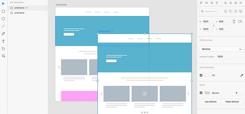 adobe xd wireframe kits