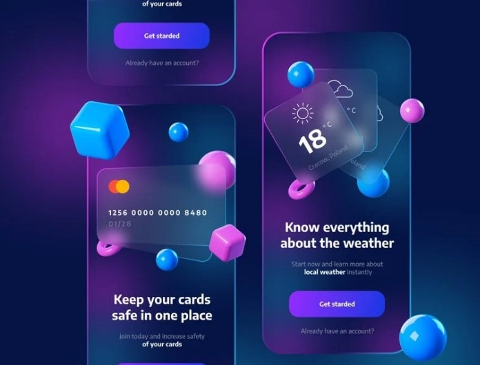glassmorphism ui