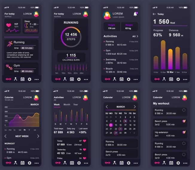 mobile user interface