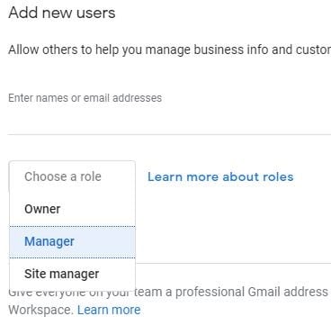 business site google