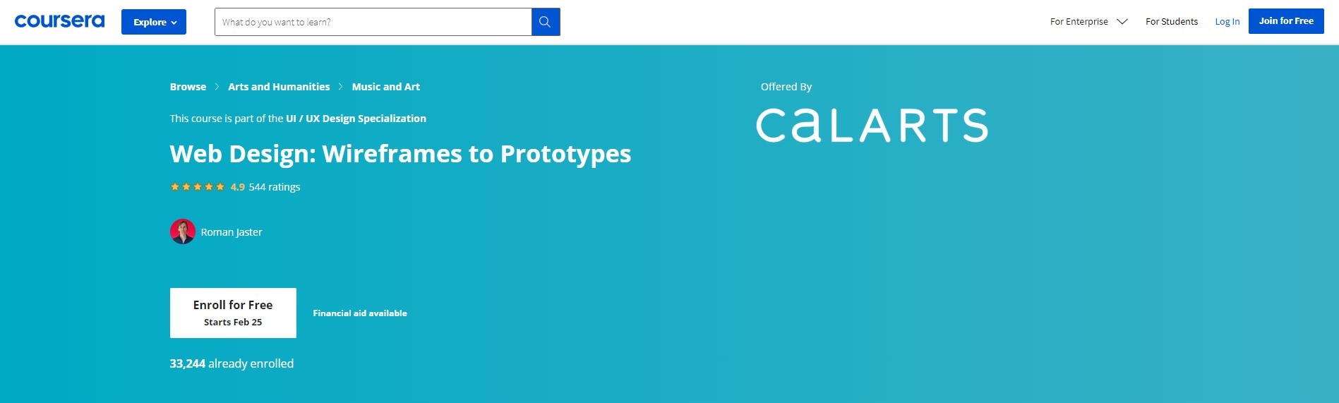 coursera ux design