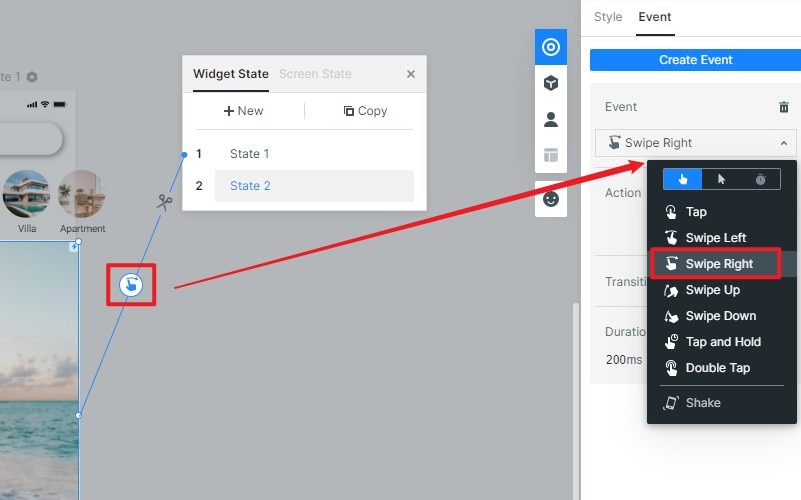 horizontal scroll adobe xd