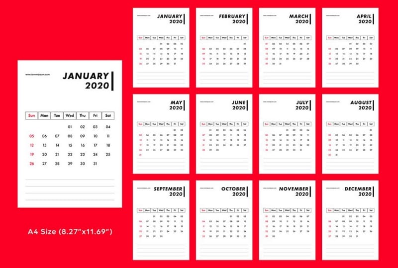 calendar design ideas