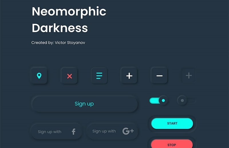 neumorphism ui kit