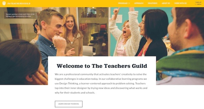 good website design examples