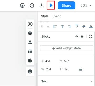 share wireframe