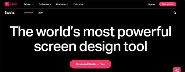 use invision for prototyping