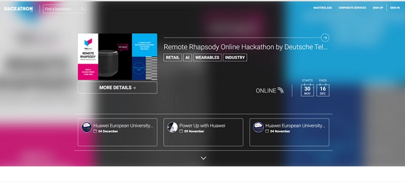 hackathon upcoming