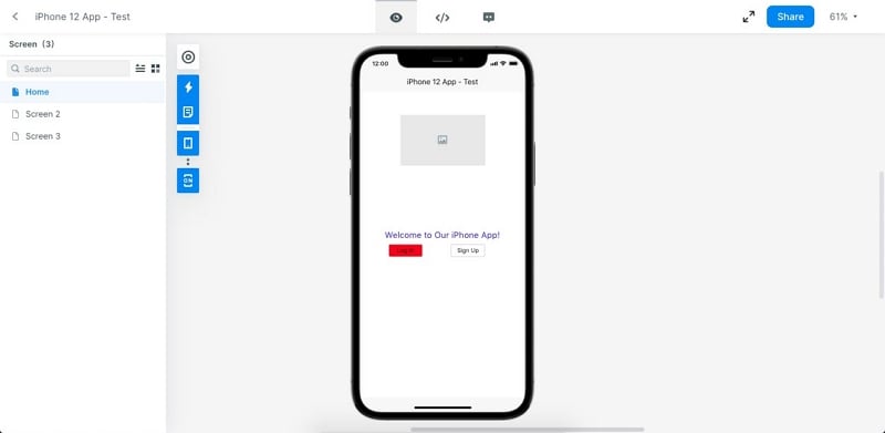 sketch clickable prototype 