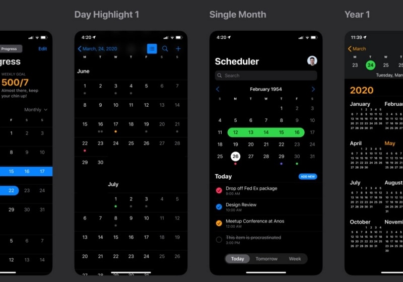 figma calendar template