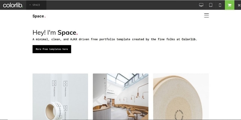 responsive web template