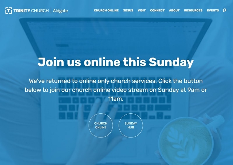 church web page design