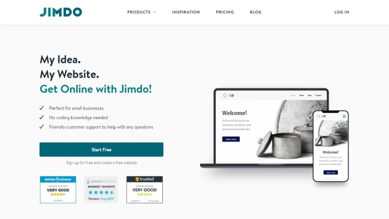 free online website builder