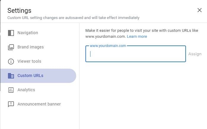 free google website