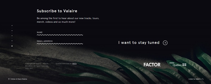footer design