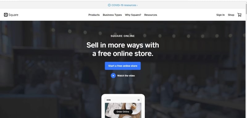 free ecommerce website