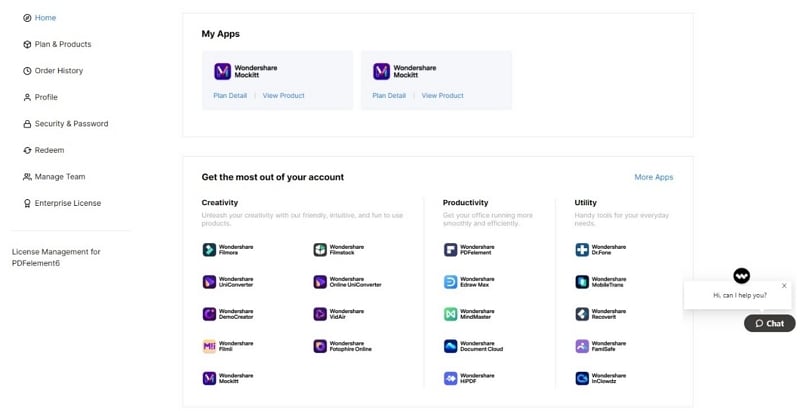 modify personal info