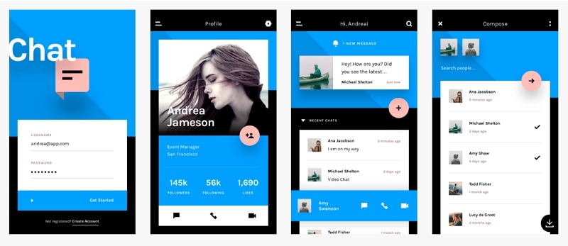 mobile ui wireframe kit