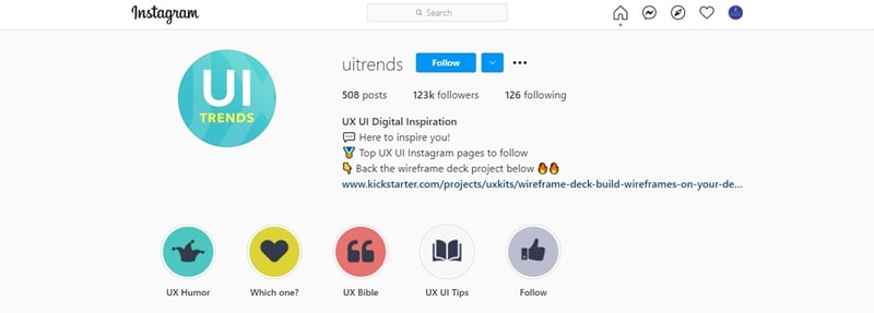 ui instagram