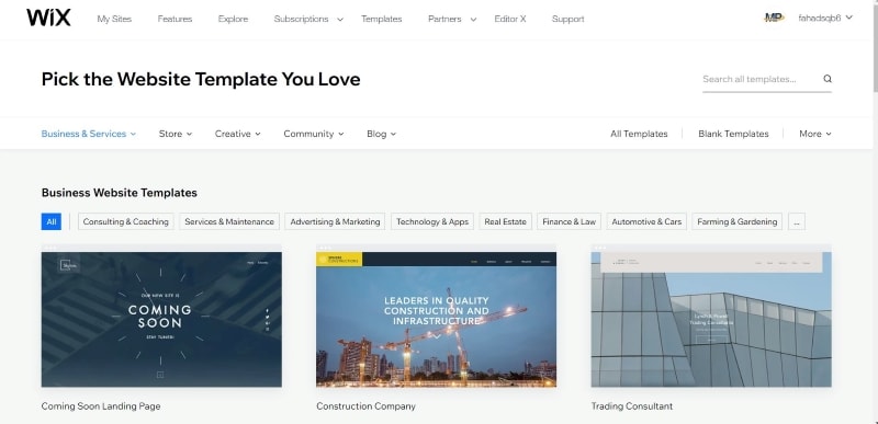 developing a website from scratch
