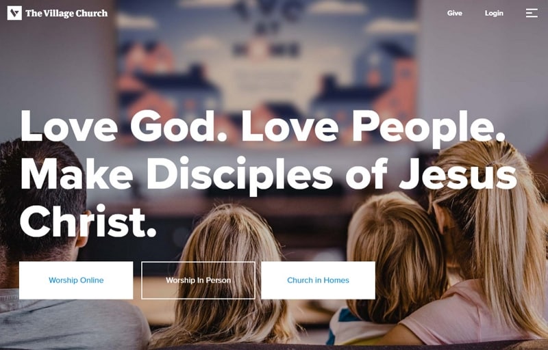 church web page design