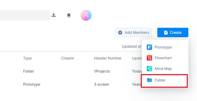create enterprise folder
