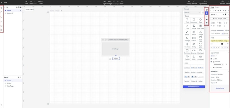mockup web