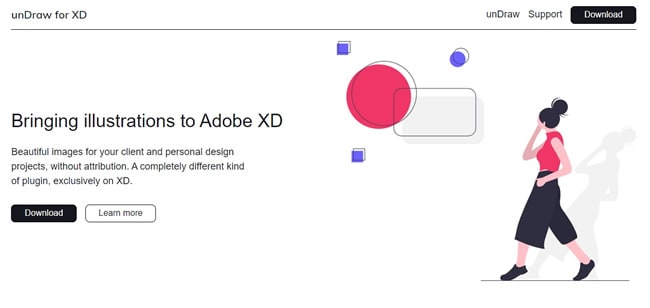 download undraw plugin