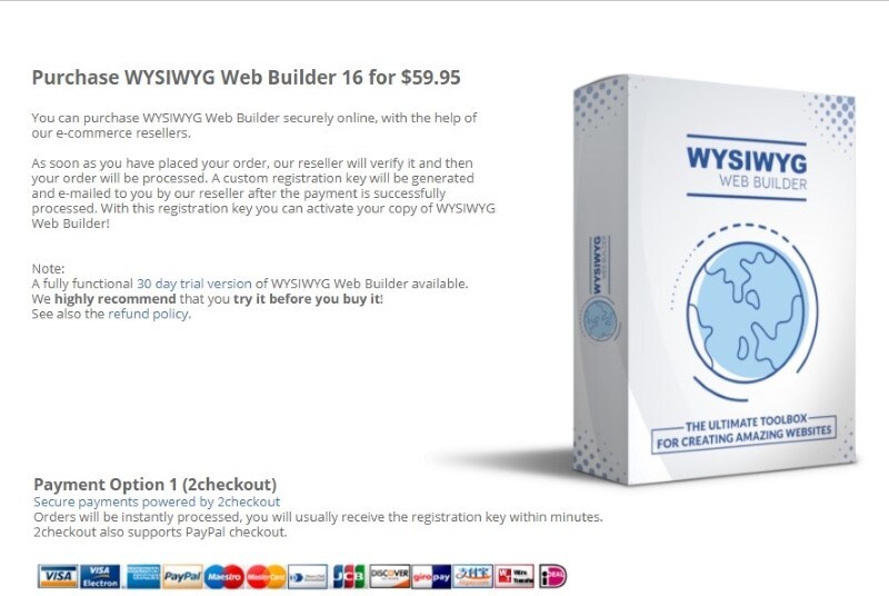 wysiwyg website builder