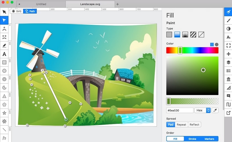 vector editing