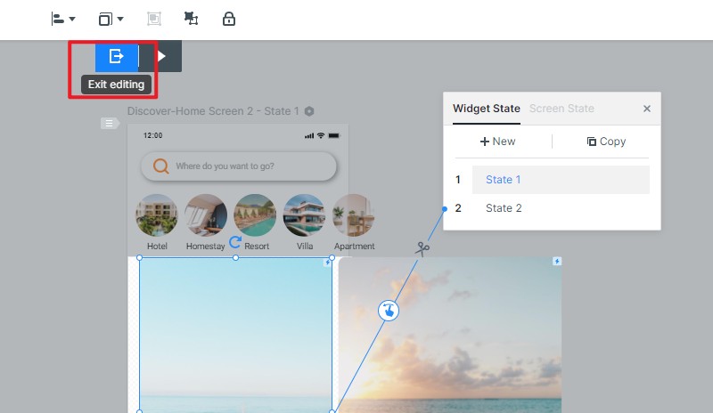 adobe xd scrollable area